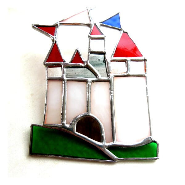 Castle Suncatcher Stained Glass Fairytale - Image 2