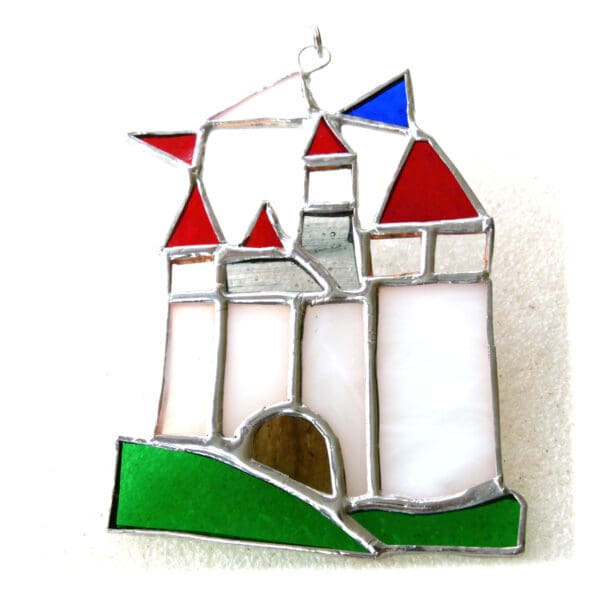 castle stained glass suncatcher fairytale colditz