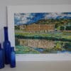 High quality print of textile art collage of Chatsworth House - Image 2