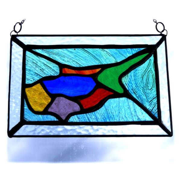 Cyprus Map Stained Glass Suncatcher Picture - Image 2