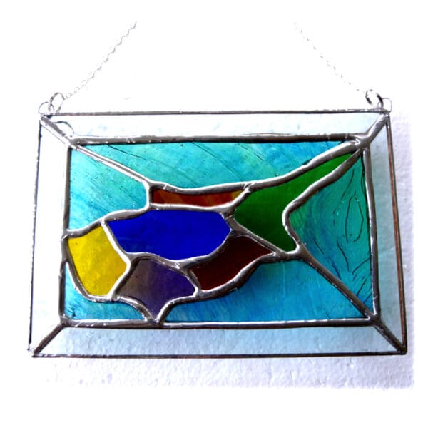Cyprus stained glass map suncathcer Cypriot country island