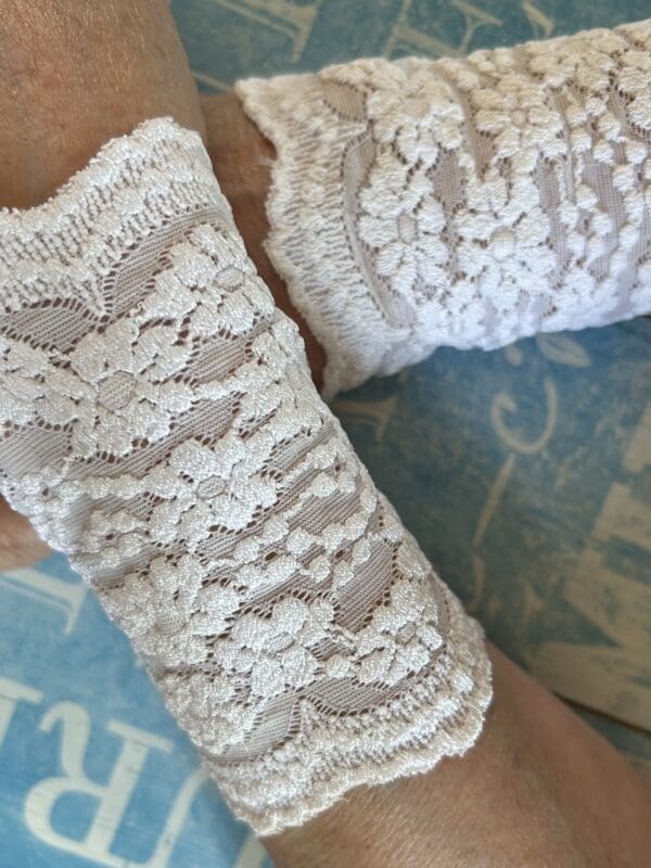 Lace cuffs for prom or wedding bridal accessories, - Image 3