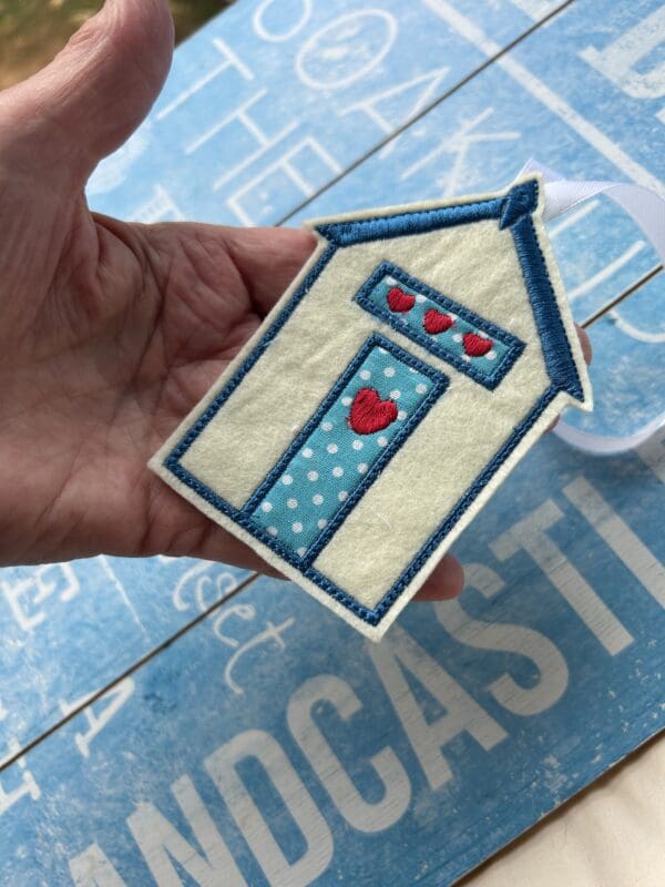 Beach Hut Door Hanging, beach decor for the home - Image 2