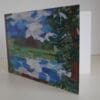 Mill Pond in summer greetings card - Image 2