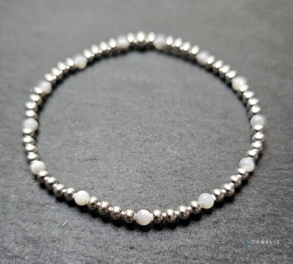 Piera sterling silver bracelet - Mother of Pearl - Image 2