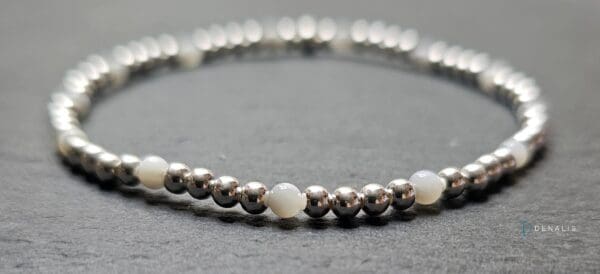 Piera sterling silver bracelet - Mother of Pearl