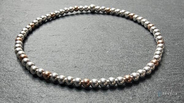 Piera sterling silver bracelet - Rose Gold filled - Image 3