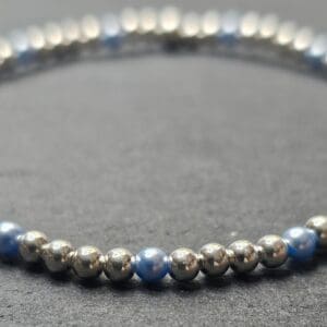 Piera sterling silver bracelet - Pastel Blue Swarovski