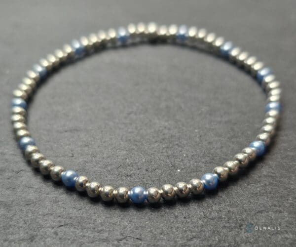 Piera sterling silver bracelet - Pastel blue Swarovski - Image 2