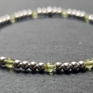 Piera sterling silver bracelet - Peridot