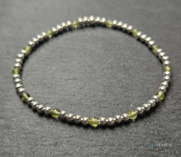 Piera sterling silver bracelet - Peridot - Image 2