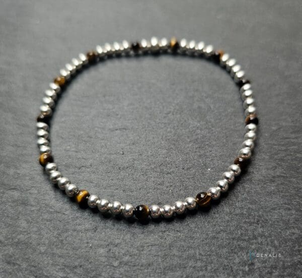 Piera sterling silver bracelet - Tiger's Eye - Image 3