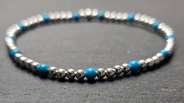 Piera sterling silver bracelet - Turquoise