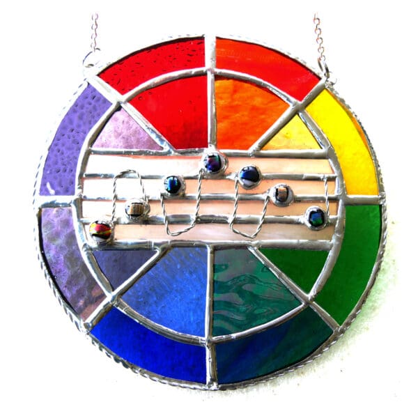 Sing a Rainbow Musical Stained Glass Notes - Image 3