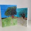 Oak tree in summer greetings card - Image 5
