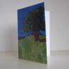 Oak tree in summer greetings card - Image 2