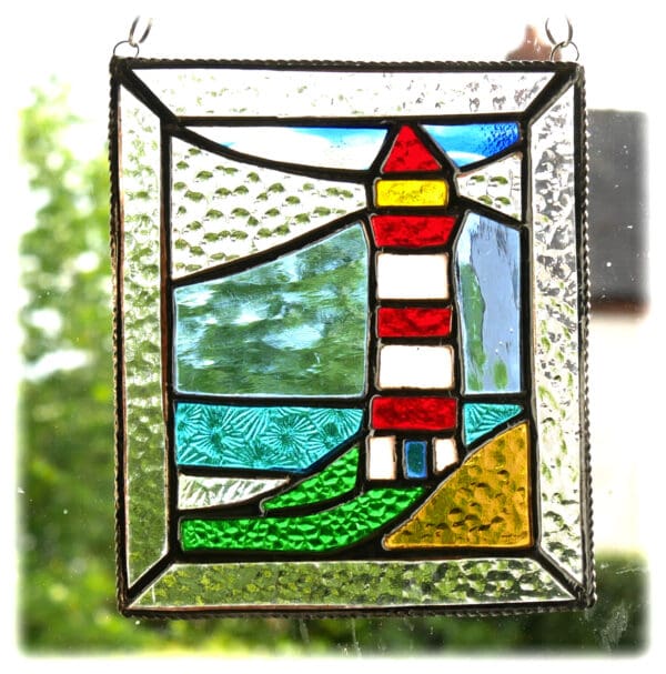 Lighthouse Picture Suncatcher Stained Glass - Image 4