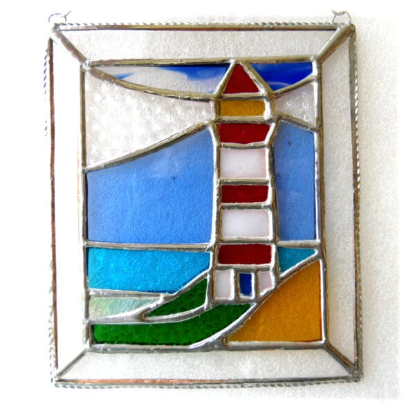 Lighthouse Picture Suncatcher Stained Glass - Image 2