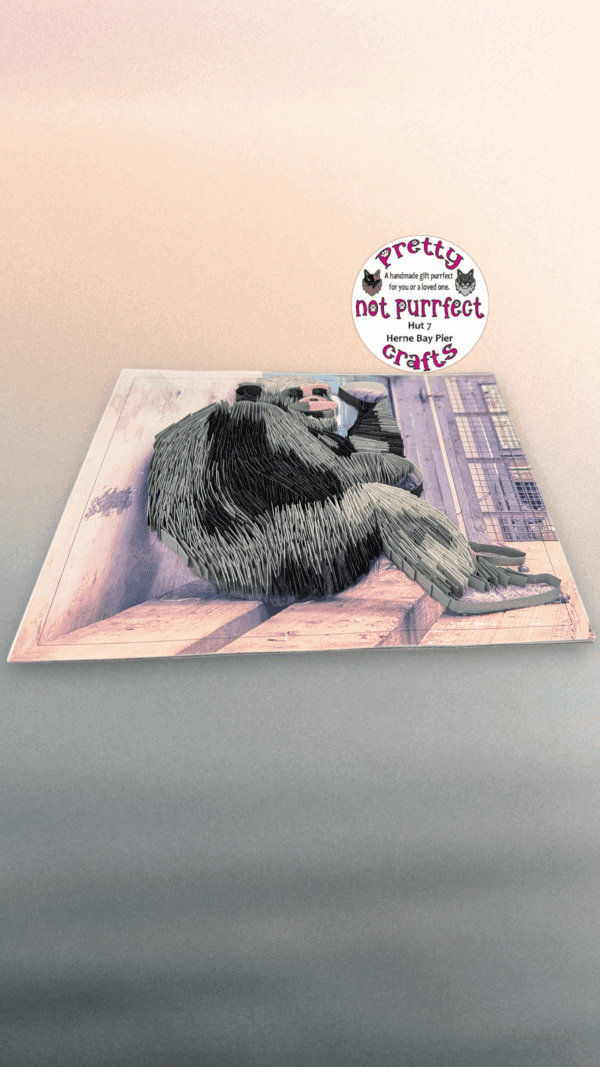 Quilled Chimpanzee from Wingham - Image 5
