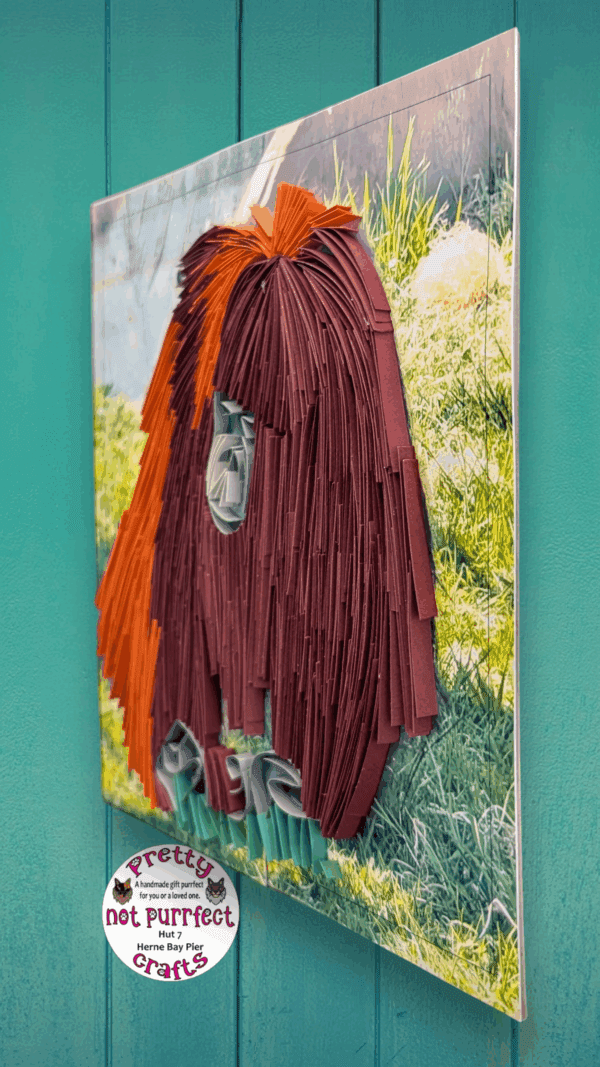 Quilled Orangutan from Wingham - Image 4