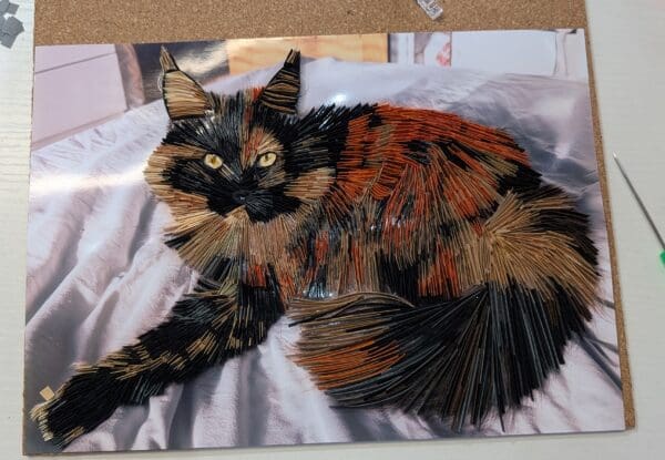 Custom Quilled Pet portraits