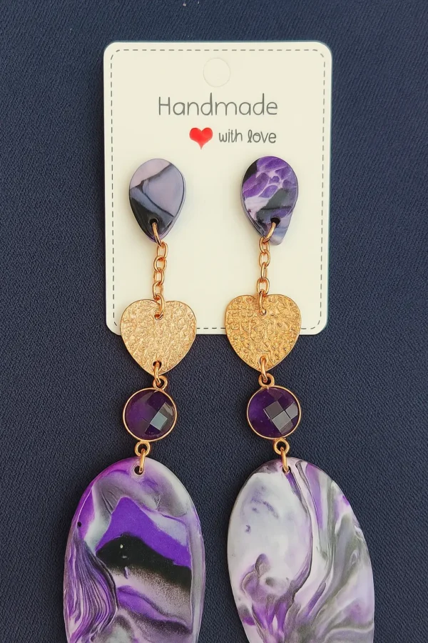 Purple passion dangles