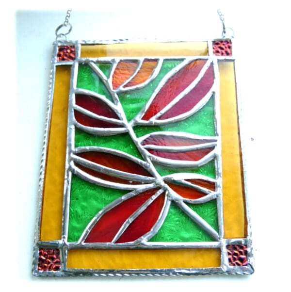 Maple or Autumn Leaf Stained Glass Suncatcher Picture Autumn £27.50 - £30.00 - Image 3
