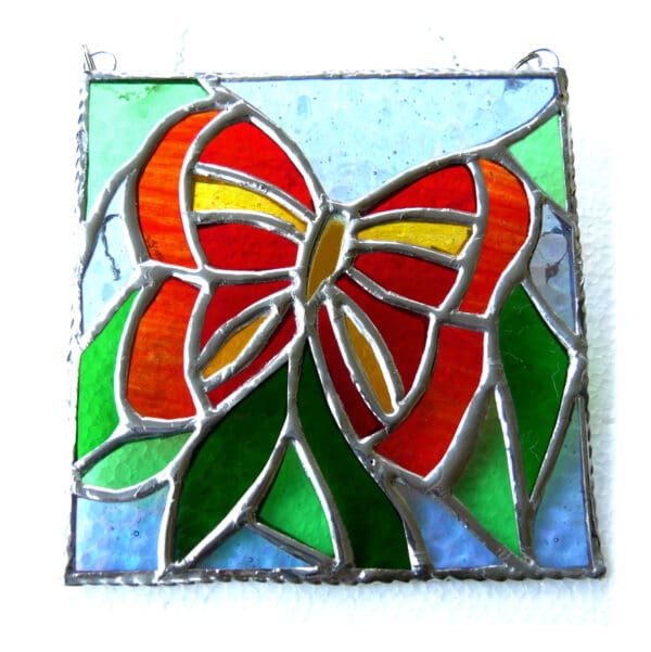 butterfly picture stained glass suncatcher