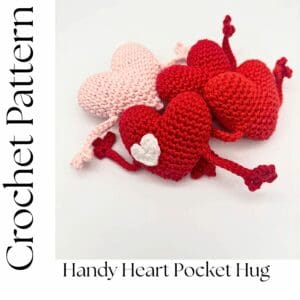 Crochet Pattern to Make A Heart Pocket Hug