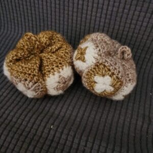 Amigurumi pumpkins