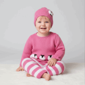 Knitting Pattern-Baby Sheep Outfit, 0-18 months, DK